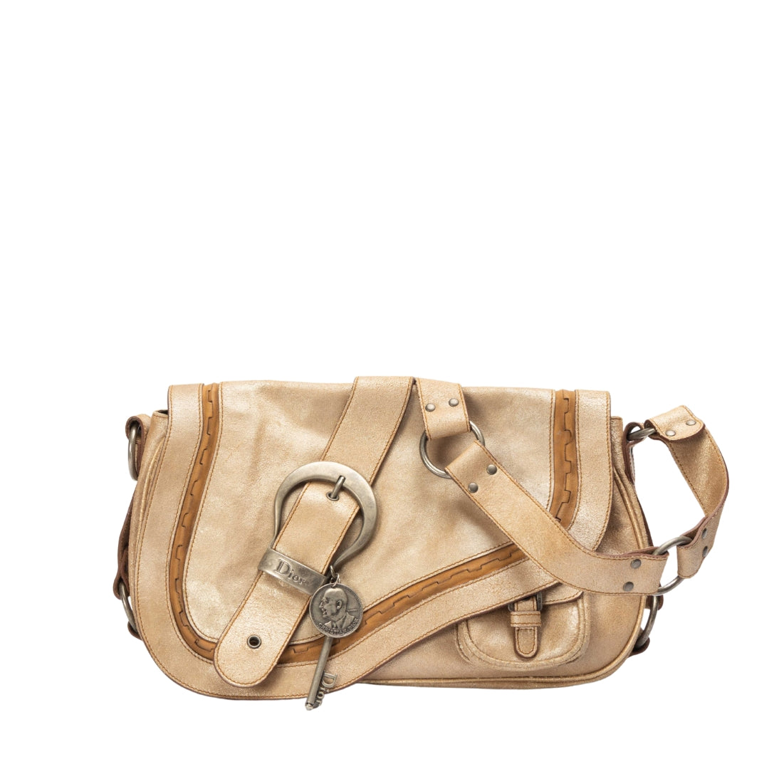 Dior Vintage Gaucho Double Saddle Bag