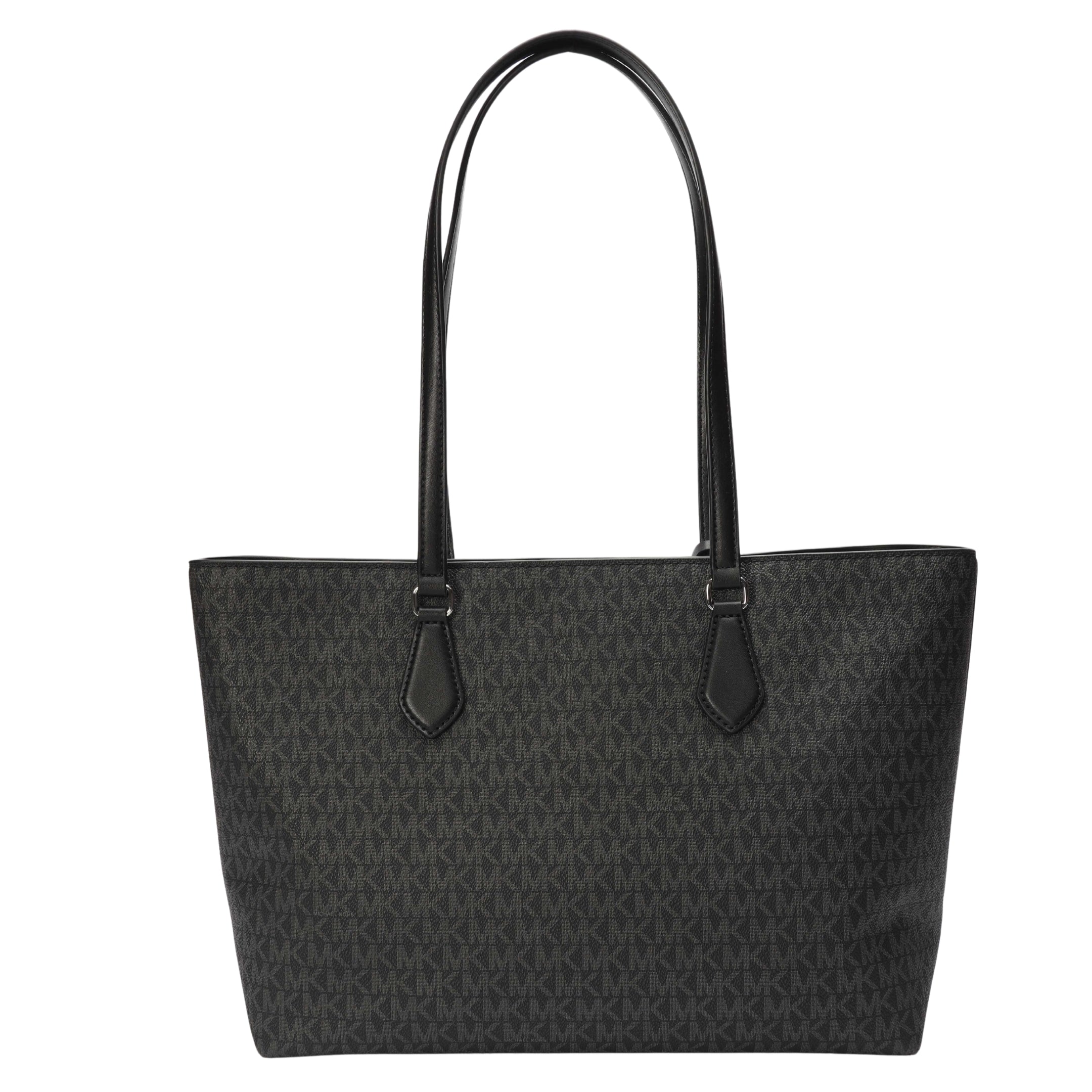 Michael Kors Sheila Black Logo Large Tote