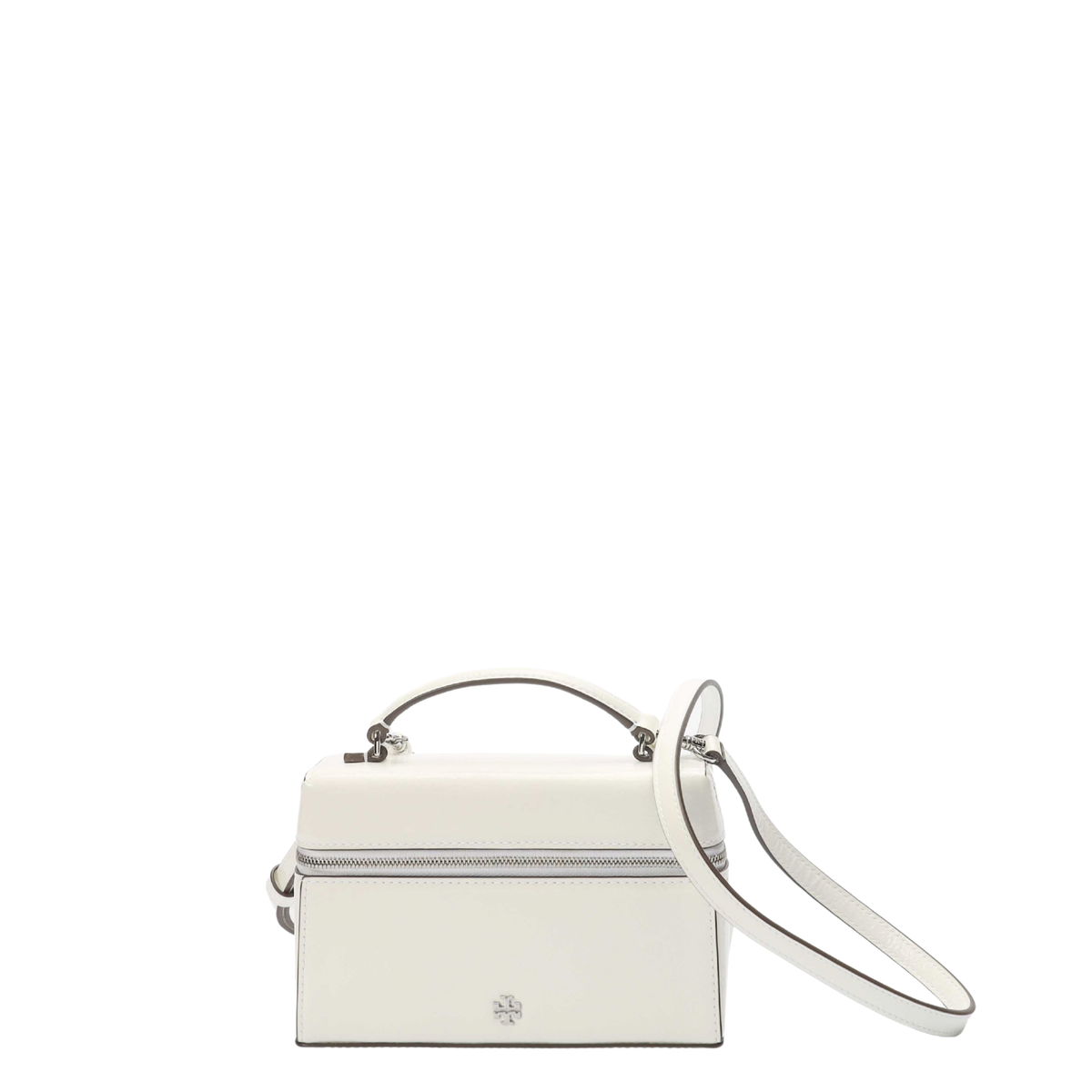 Tory Burch White Slim Romy Crossbody Bag