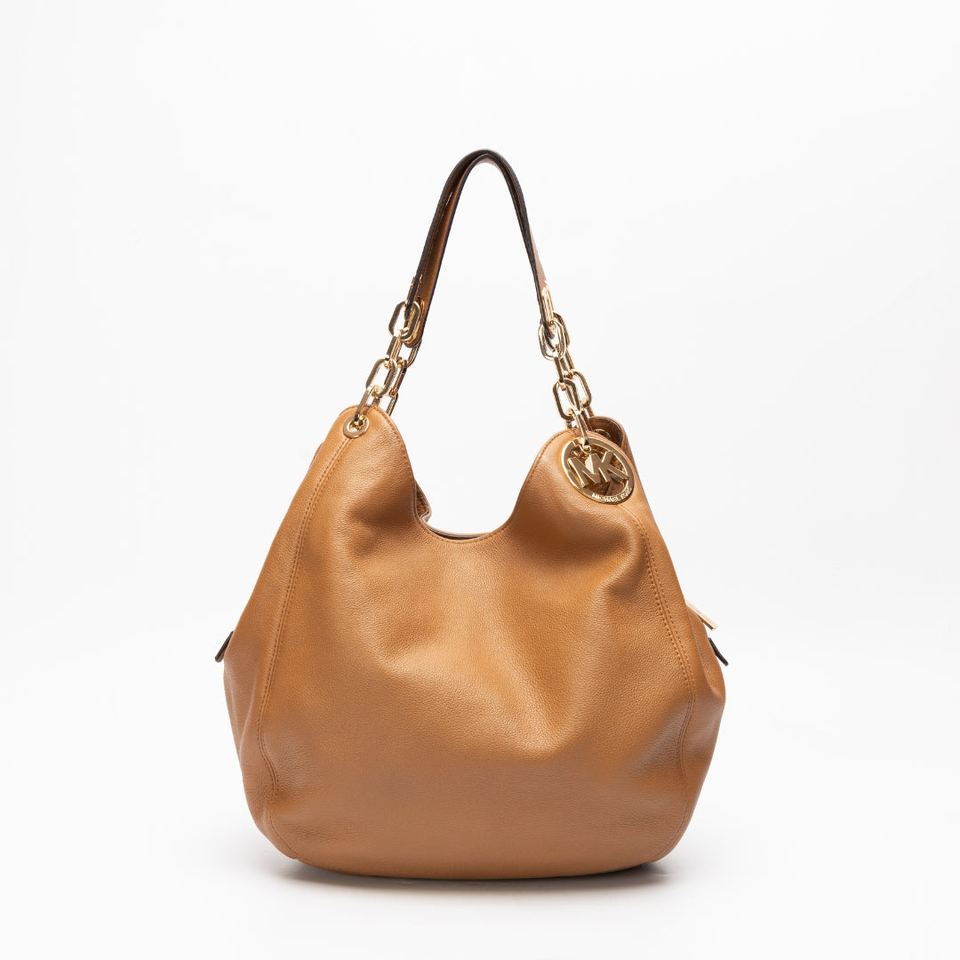 Michael Kors Brown Fulton Hobo Bag