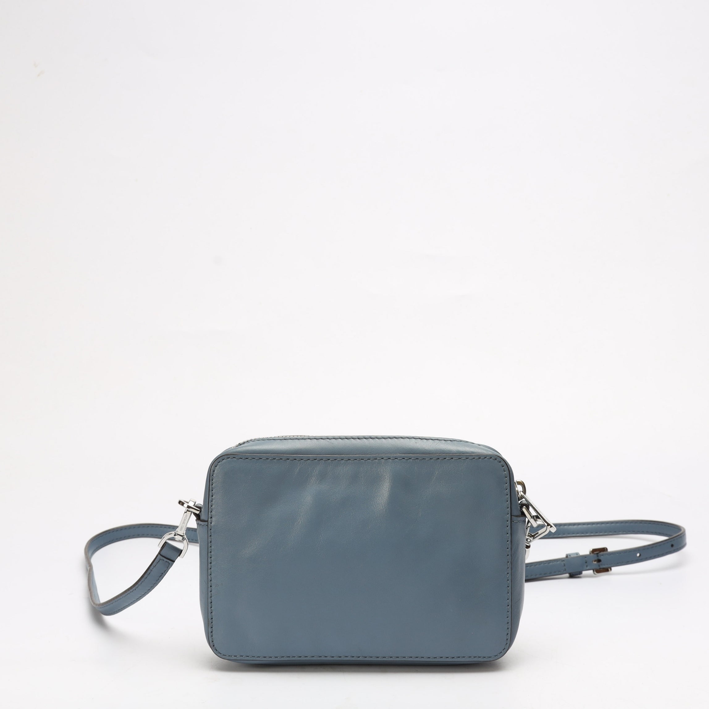 Michael Kors Blue Floral Embellished Crossbody Bag