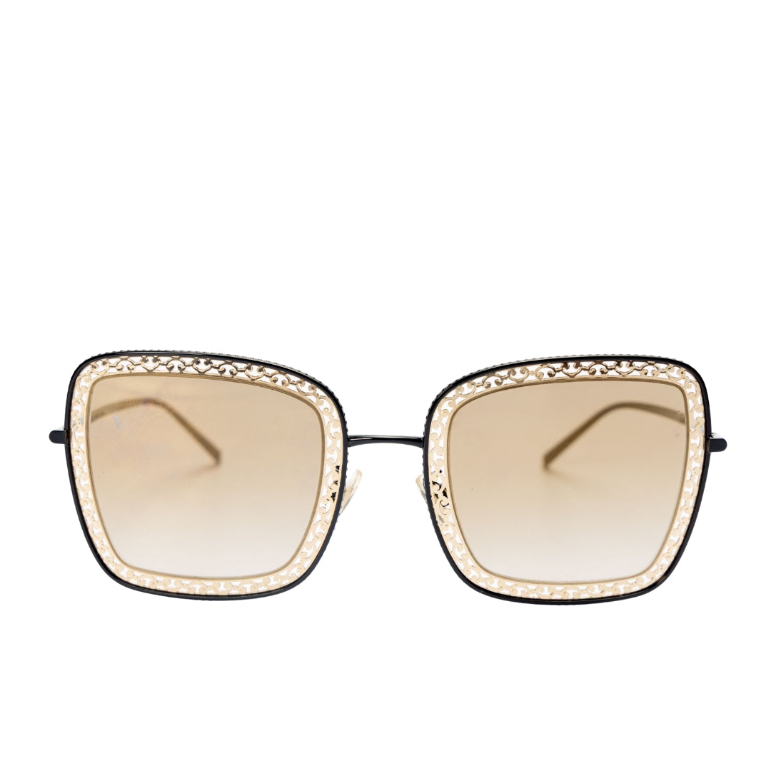 Dolce & Gabbana Gold/Black Gradient Sunglasses
