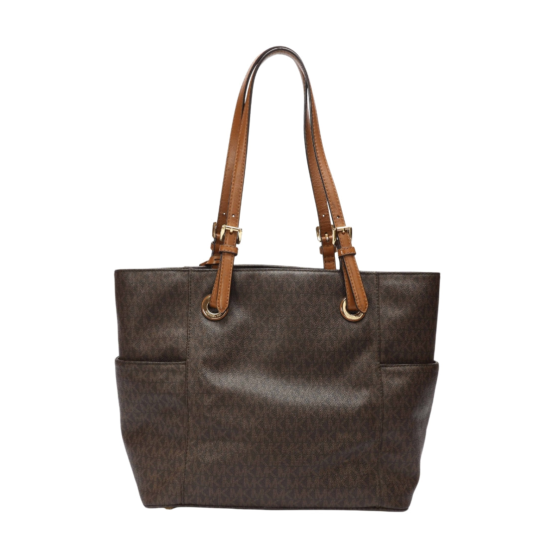 Michael Kors Brown Marilyn Logo Tote