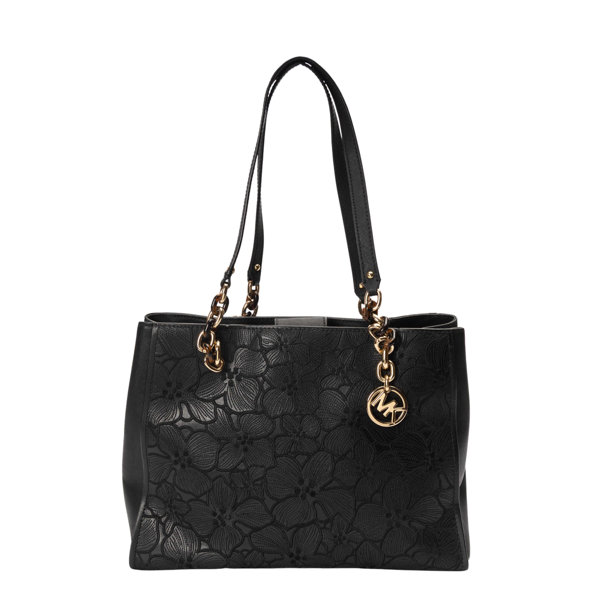 Michael Kors Floral Black Tote