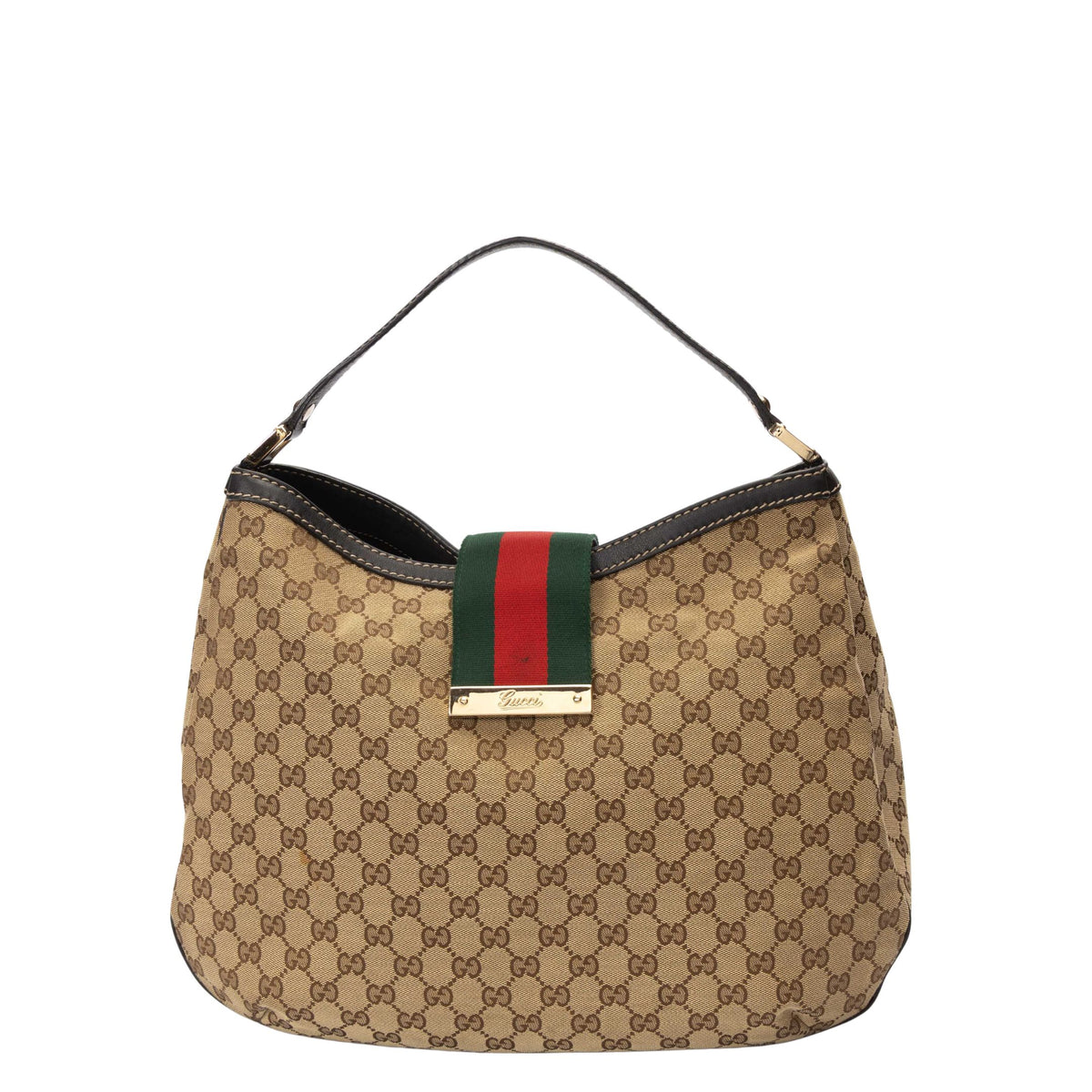 Gucci Monogram Web Shoulder Bag