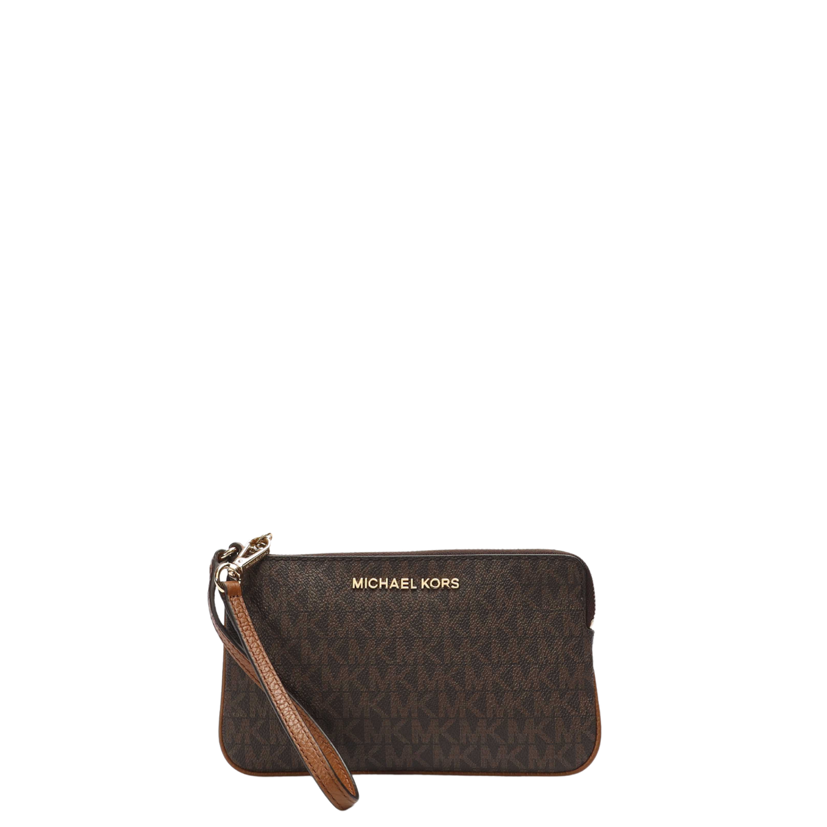 Michael Kors Jet Set Travel Signature Logo Wristlet