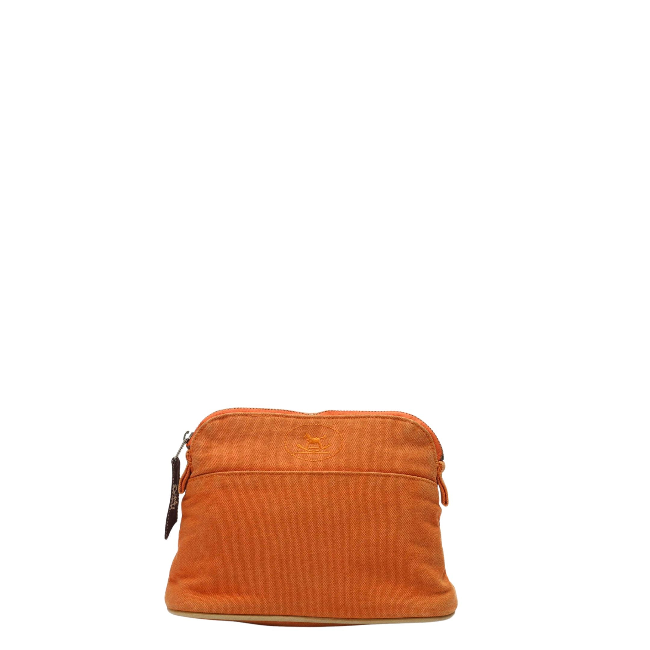Hermes Bolide Orange Pouch