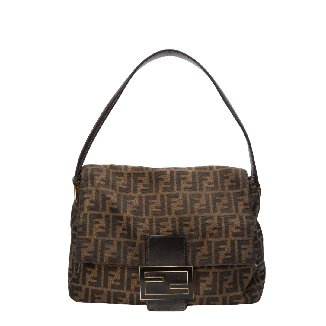 Fendi Tobbaco Zucca Mama Forever Shoulder Bag