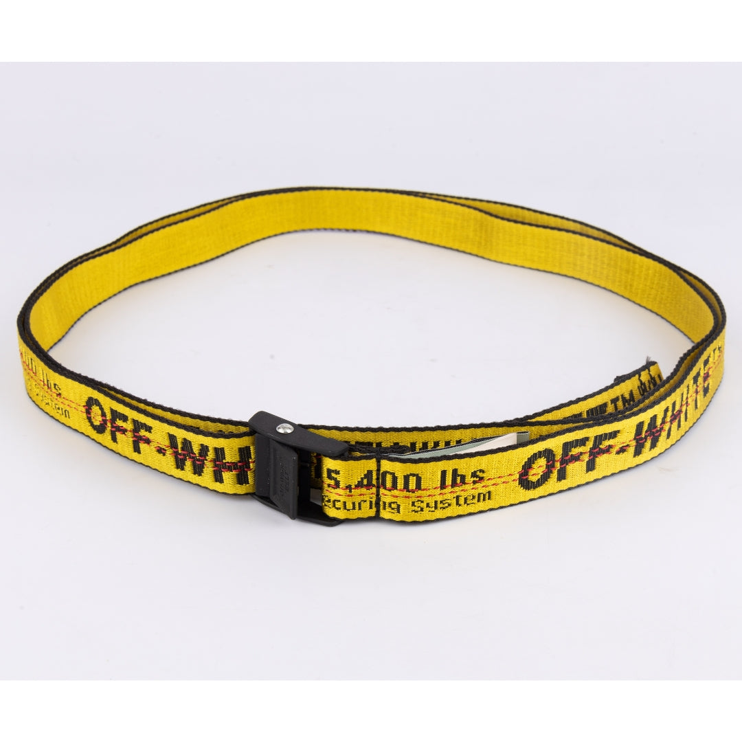 Off-White Yellow/Black Nylon Classic Industrial Belt