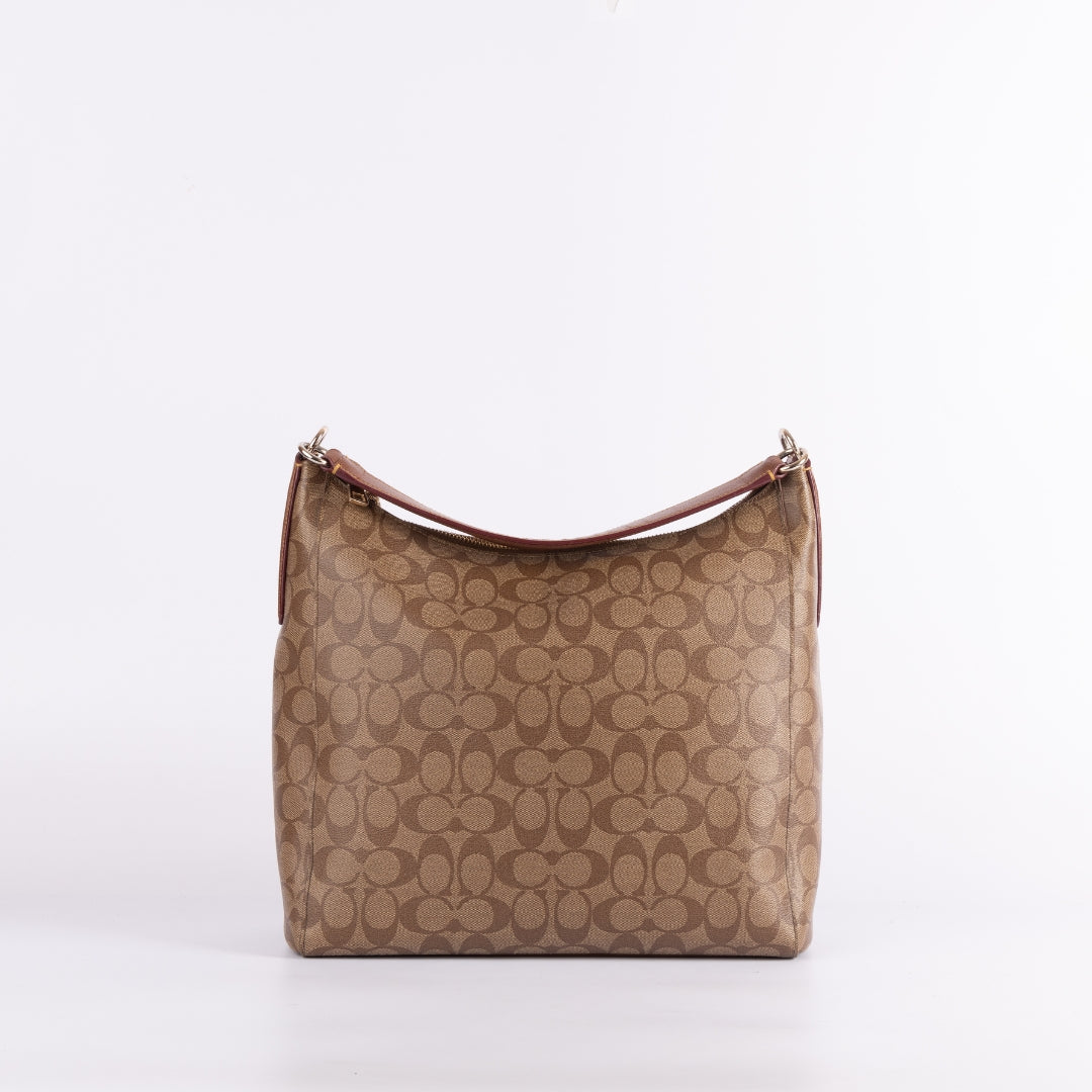 Coach Signature East West Celeste Hobo