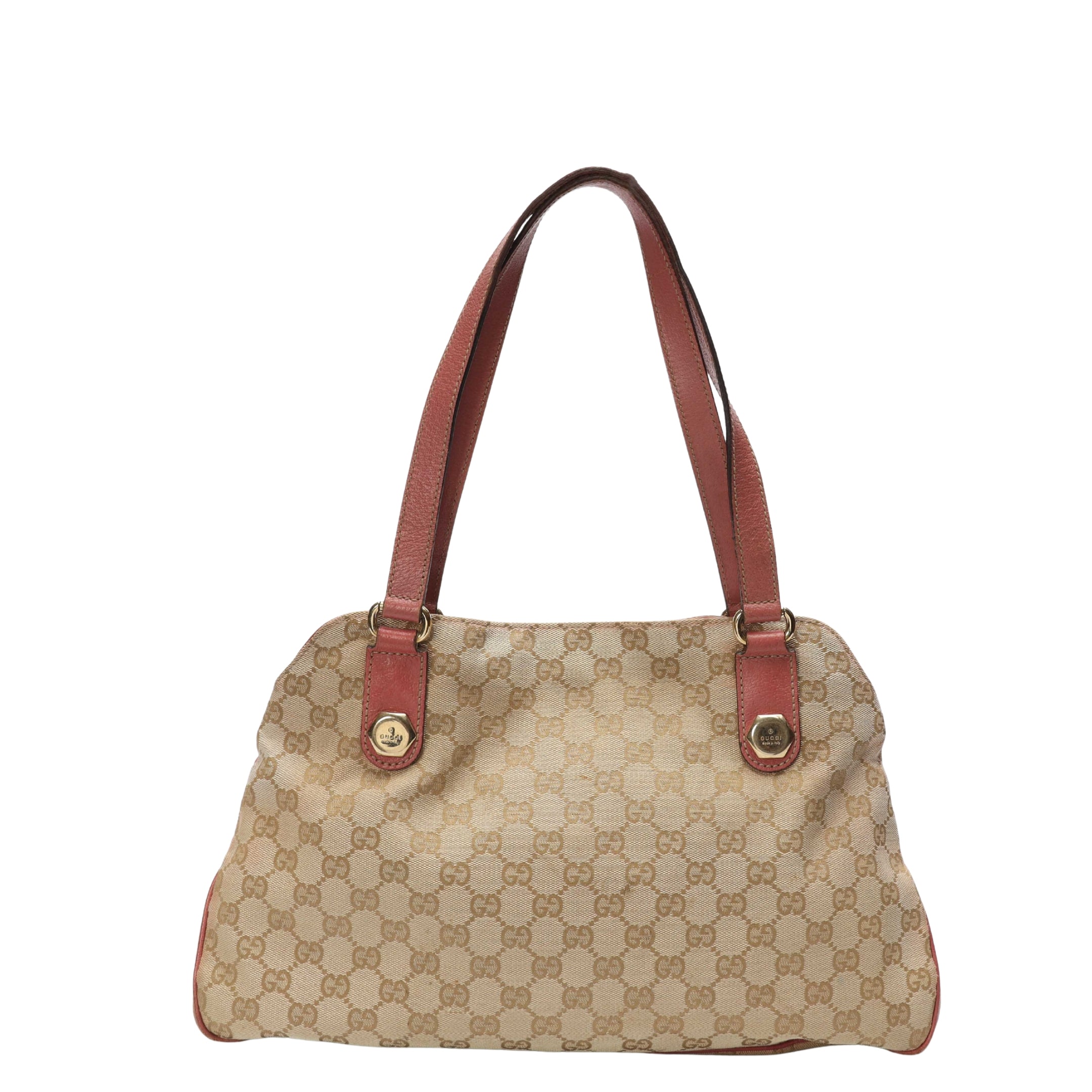 Gucci GG Jacquard Canvas Shoulder Tote