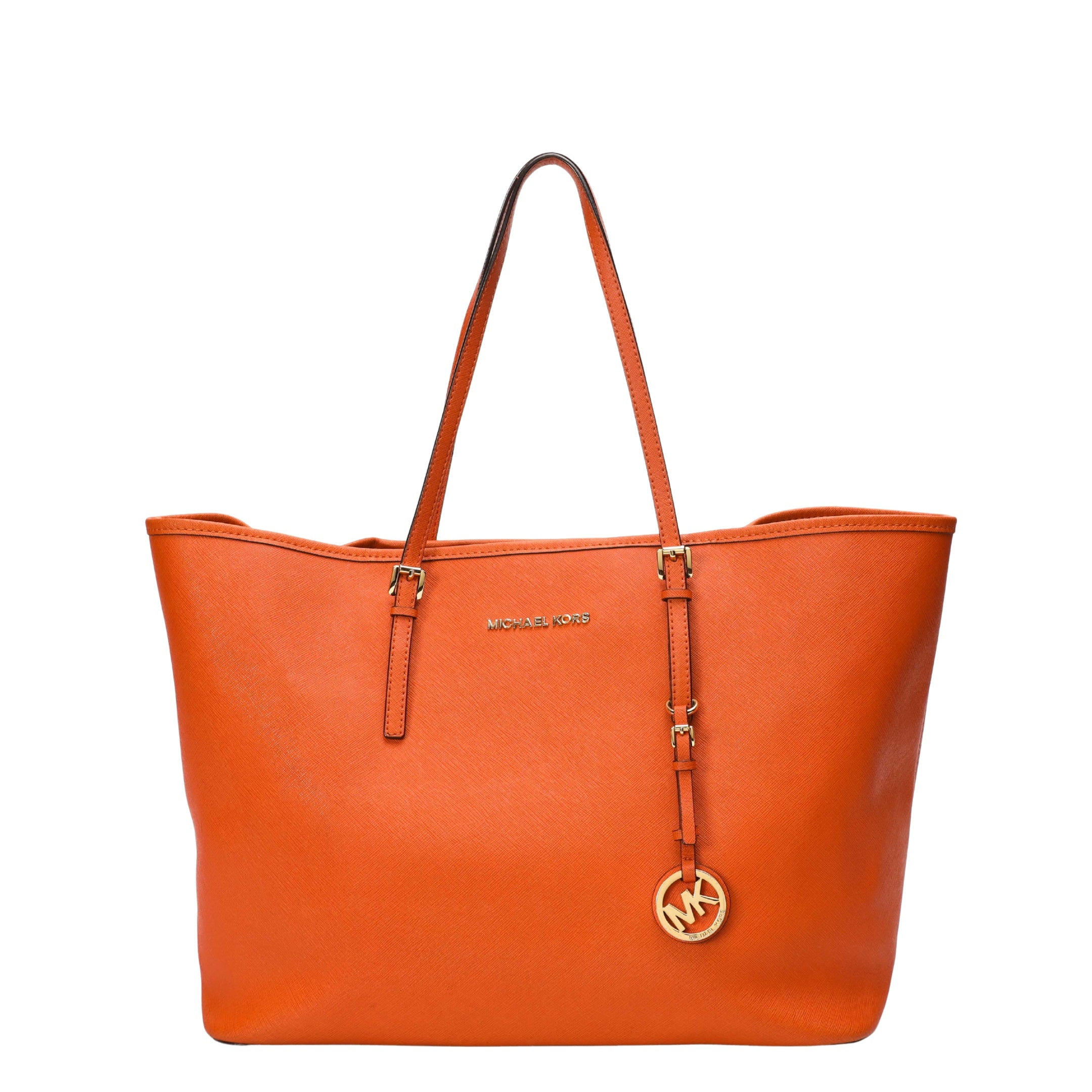 Michael Kors Orange Jet Set Travel Tote