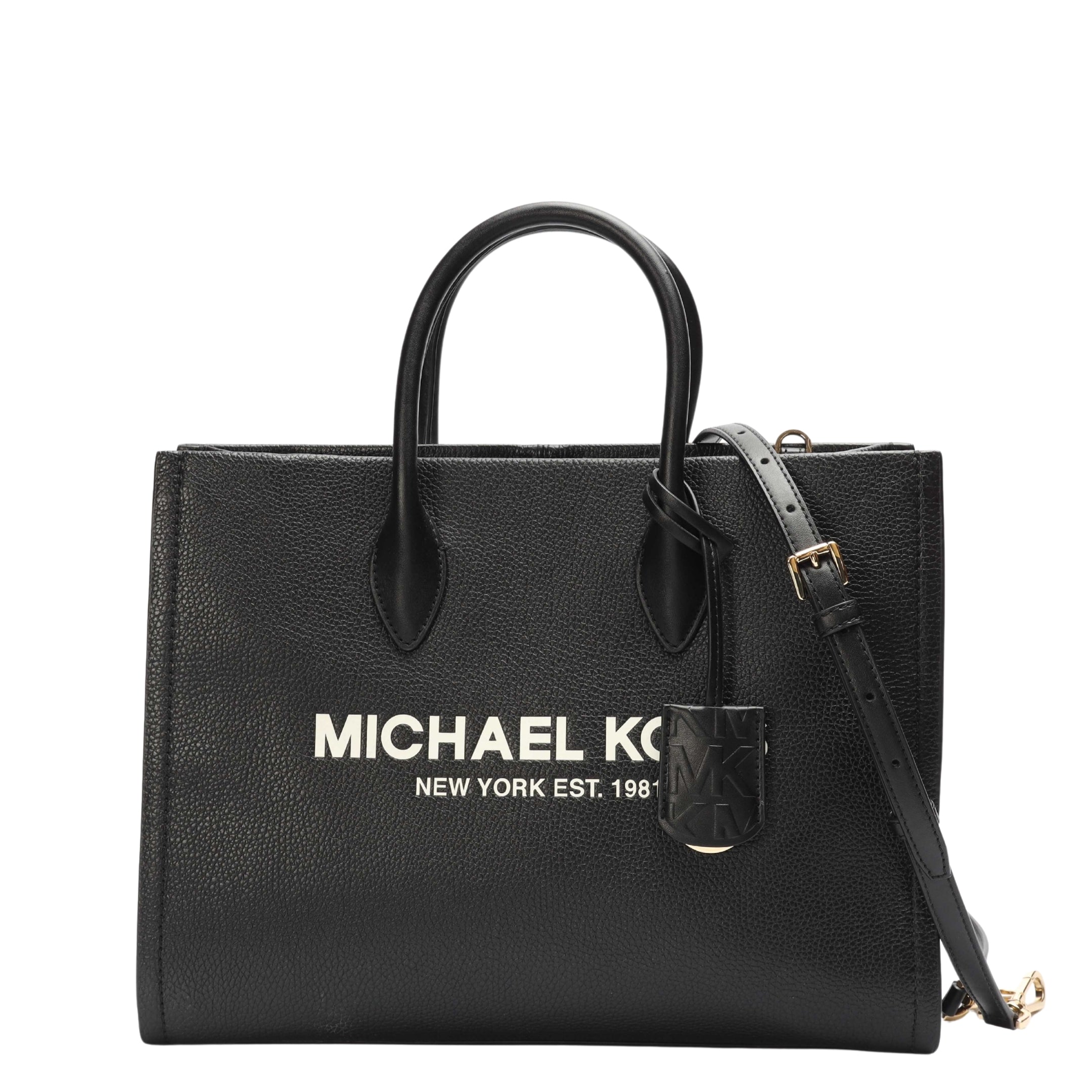 Michael Kors Black Mirella Large Convertible Tote
