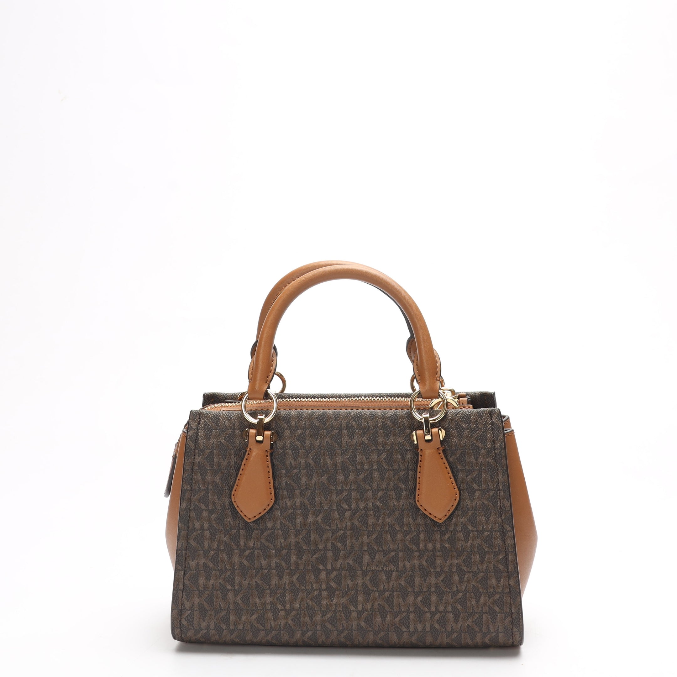 Michael Kors Marilyn Brown Logo Satchel