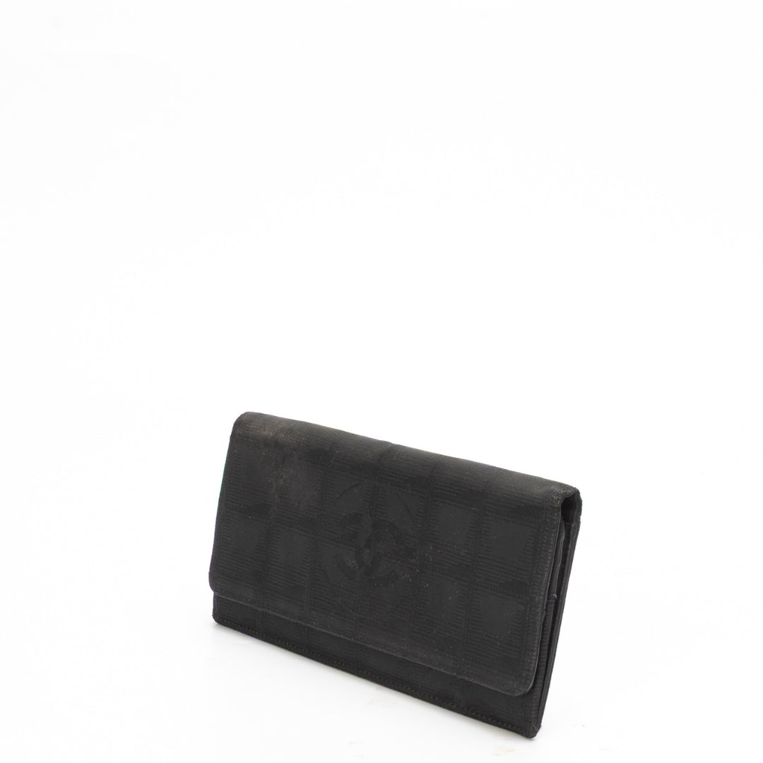 Chanel Nylon Black Travel Clutch