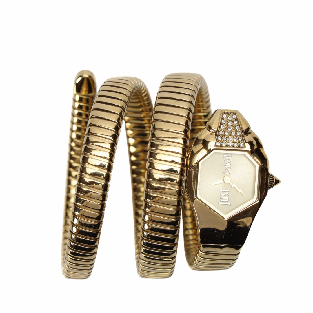 Just Cavalli Gold Plated Stainless Steel Watch