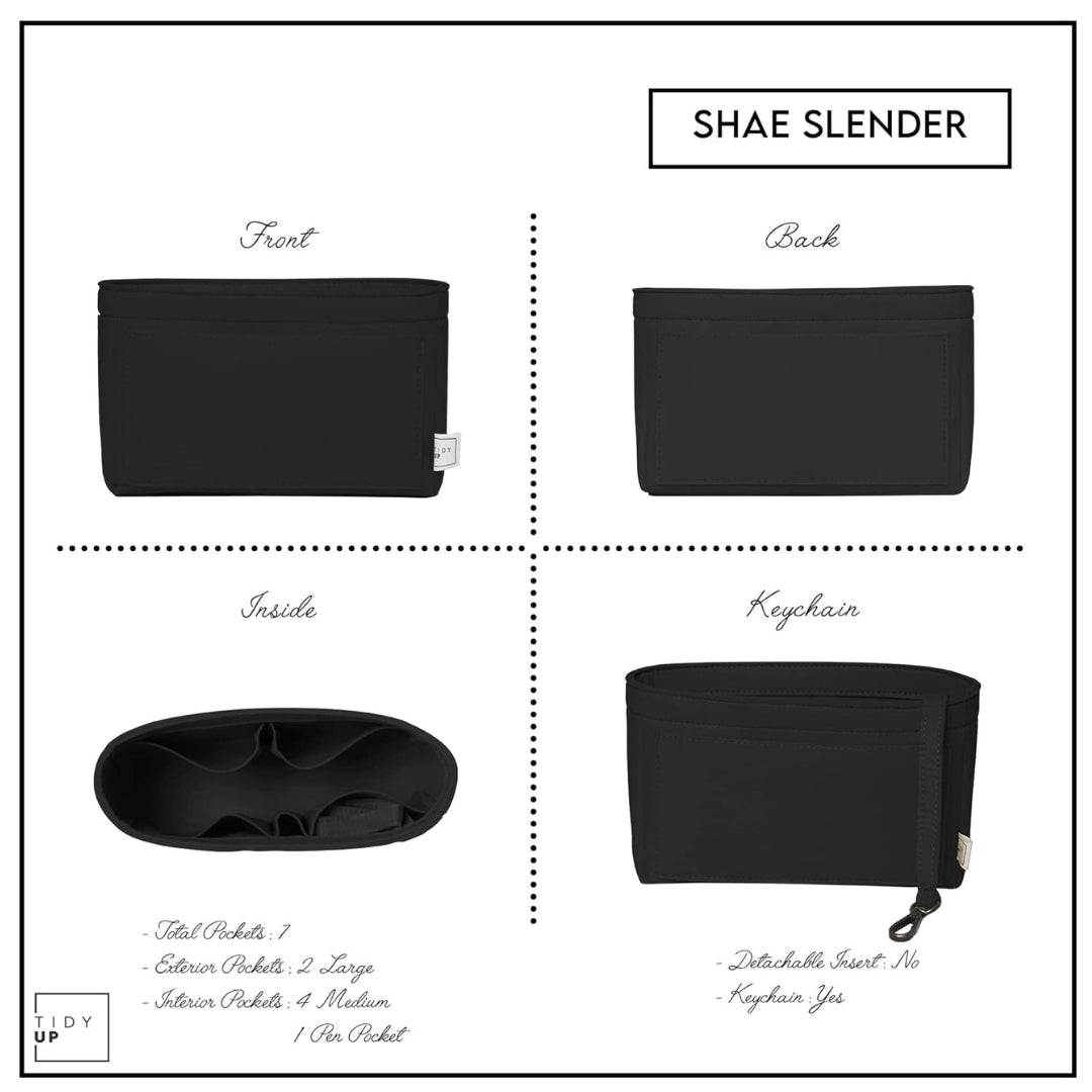 Slender Bag Organiser - 4 Colours Available