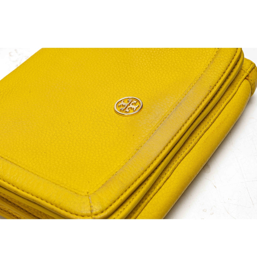 Tory Burch Yellow Landon Crossbody Bag