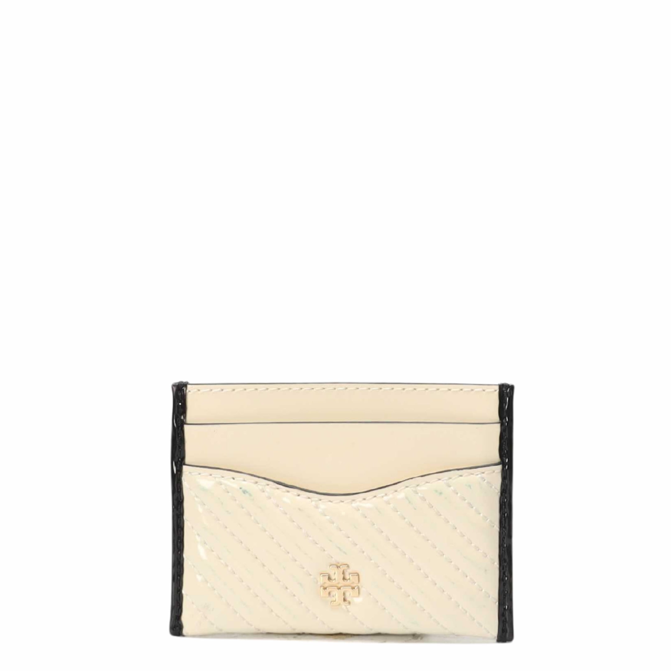 Tory Burch Robinson Off-White Card Wallet