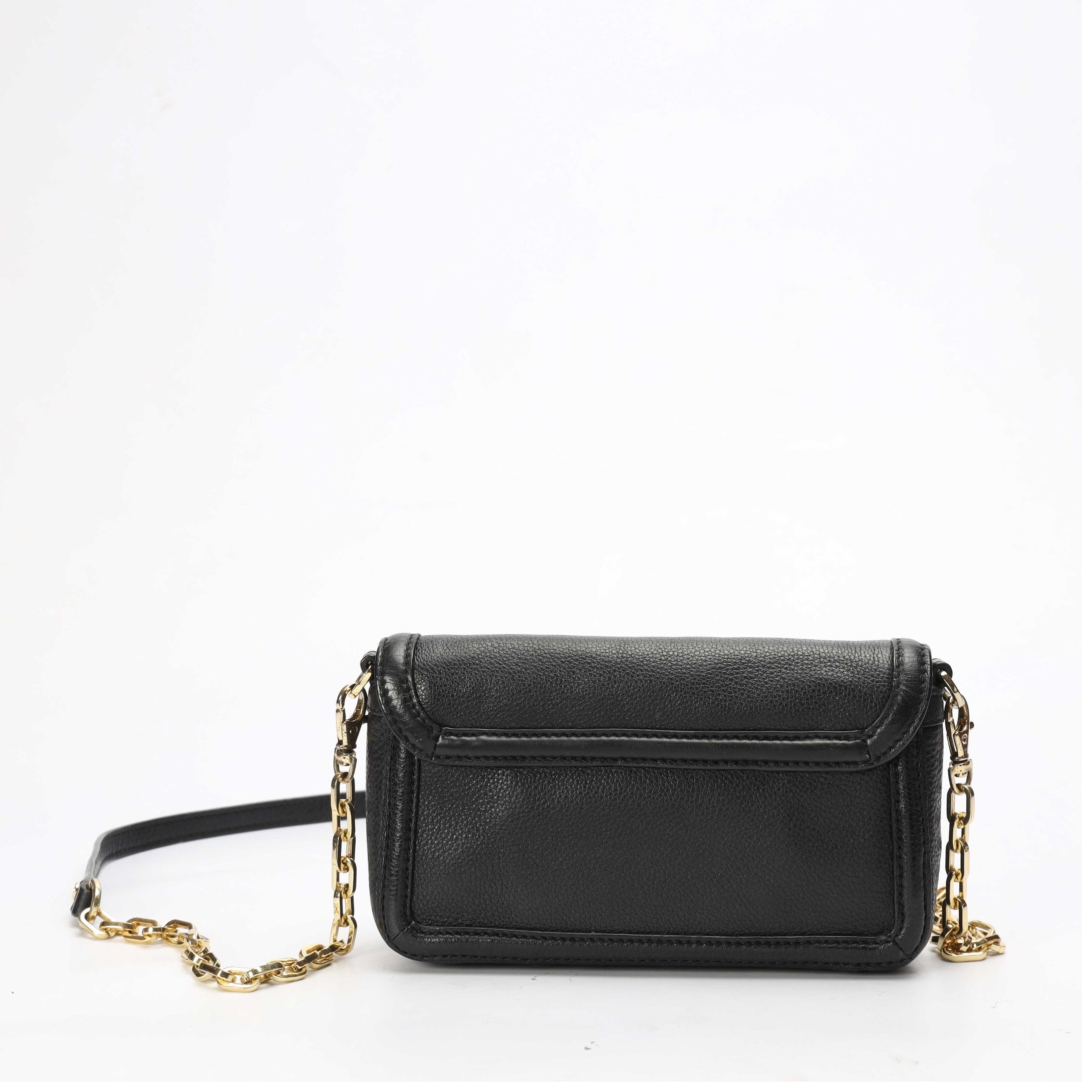 Tory Burch Black Amanda Flap Crossbody Bag