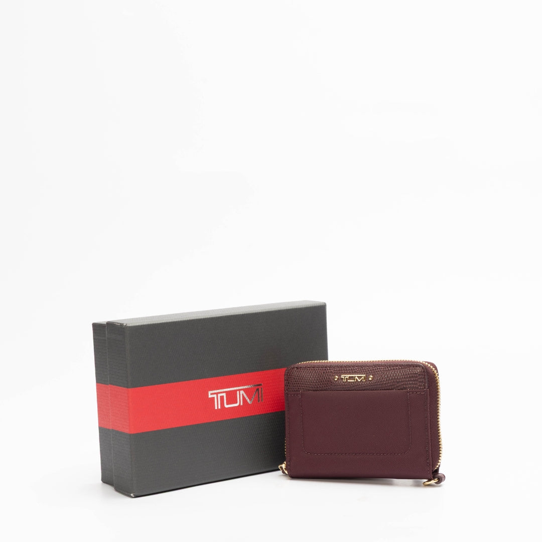 Tumi Voyageur Tri-Fold Zip-Around Wallet