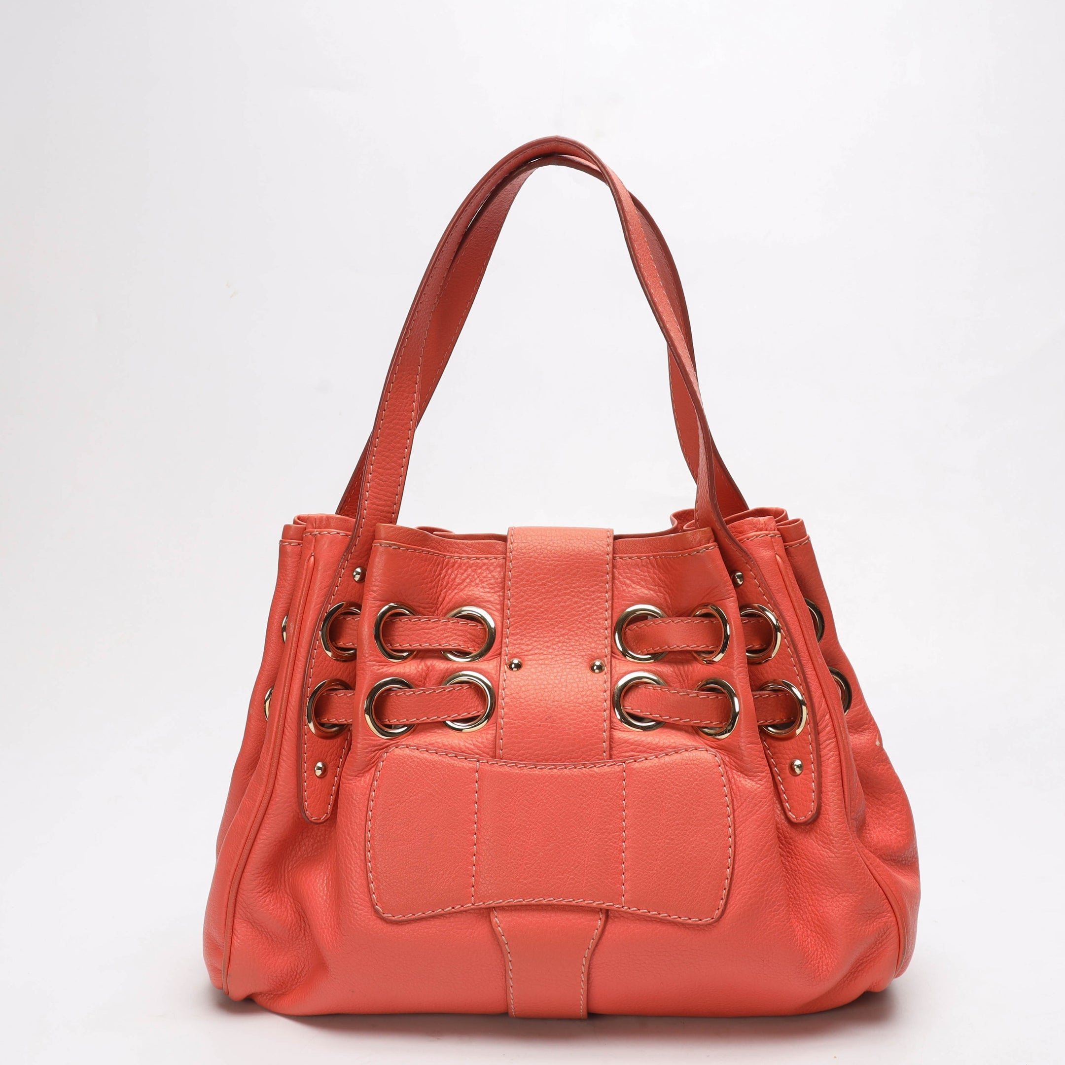 Jimmy Choo Peach Ramona Shoulder Bag