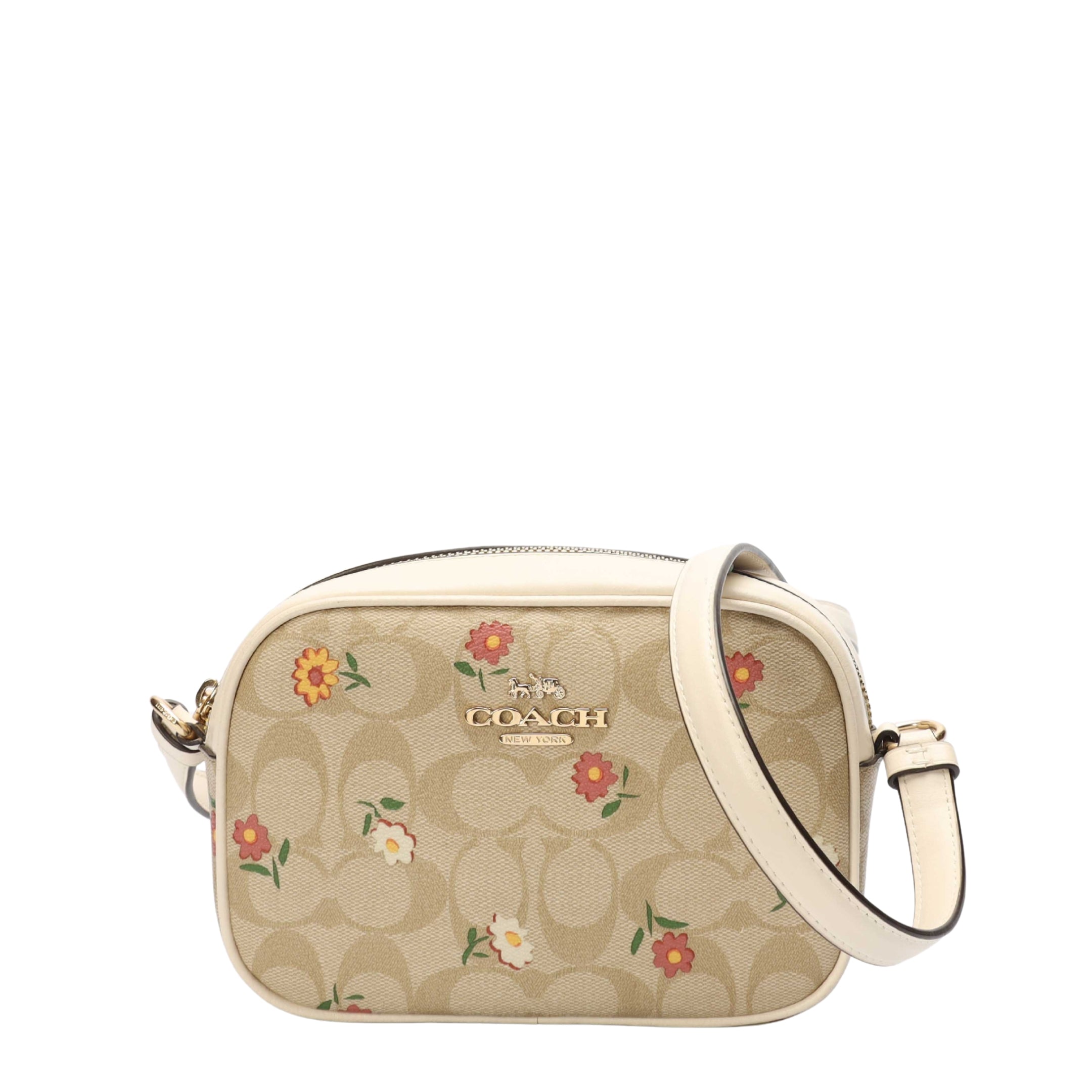 Coach White Mini Jamie Camera Bag