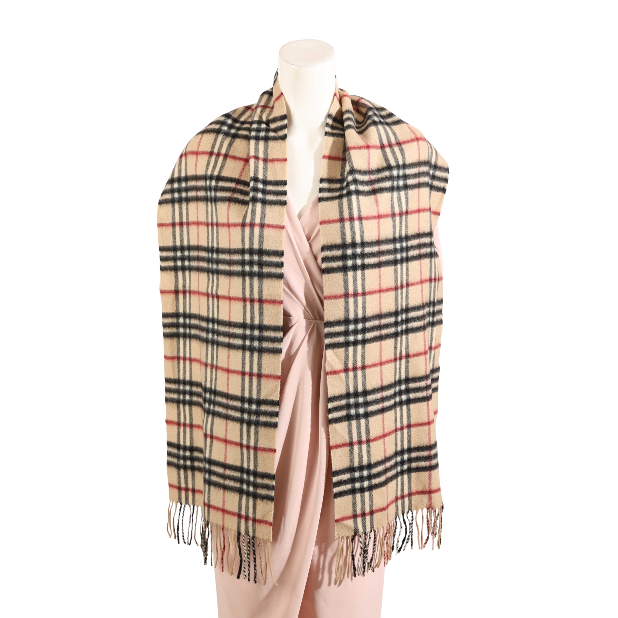 Burberry Check Cashmere Scarf