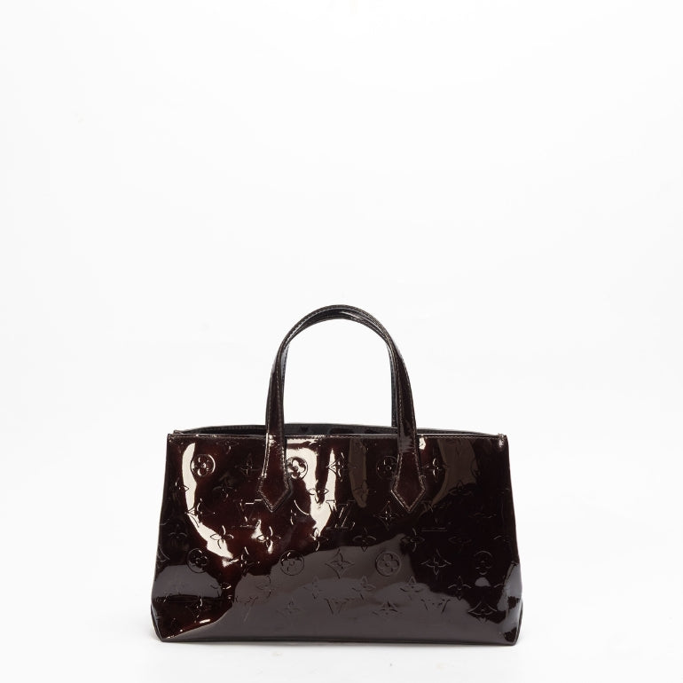 Louis Vuitton Amarante Monogram Vernis Wilshire Bag
