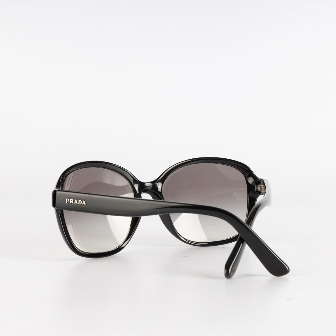 Prada Square SPR 18Q Black Sunglasses