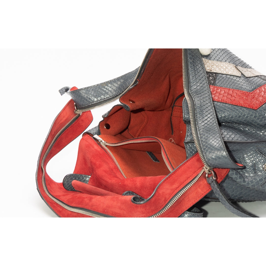 Tod's Python Convertible Wave Bag