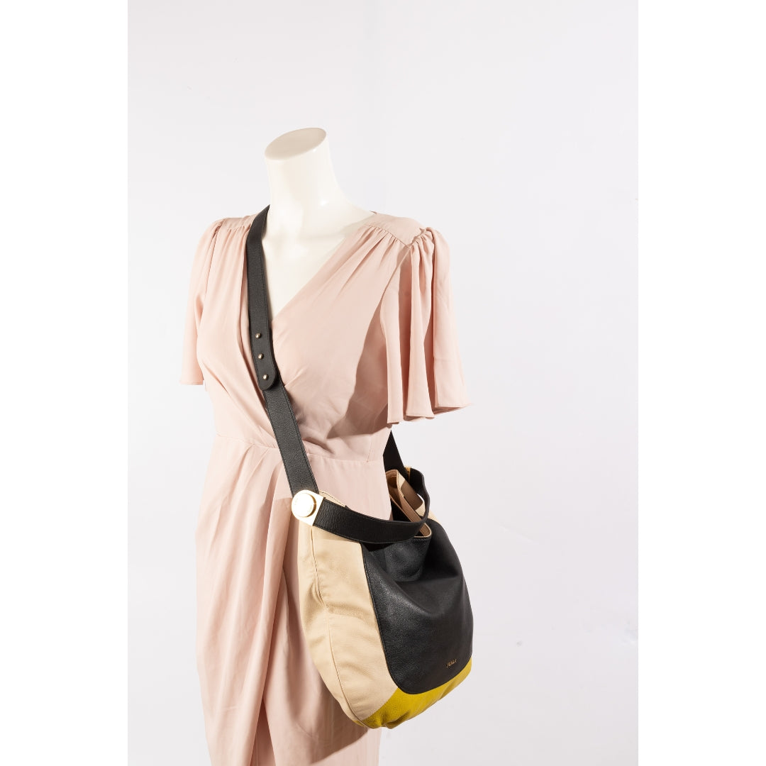 Furla Luna Multi-Panel Hobo Messenger Bag