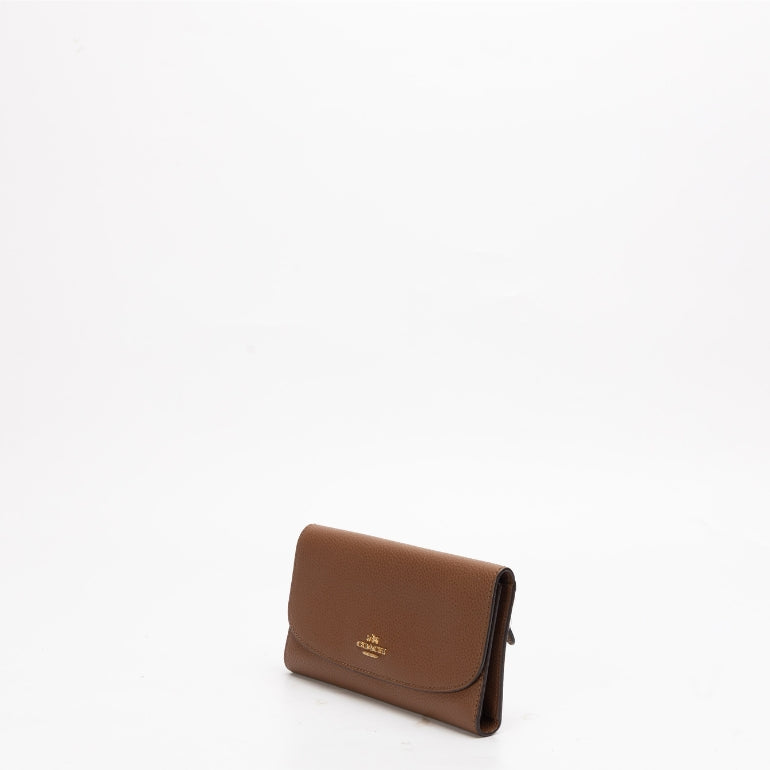 Coach Vintage Saffiano Leather Flap Wallet