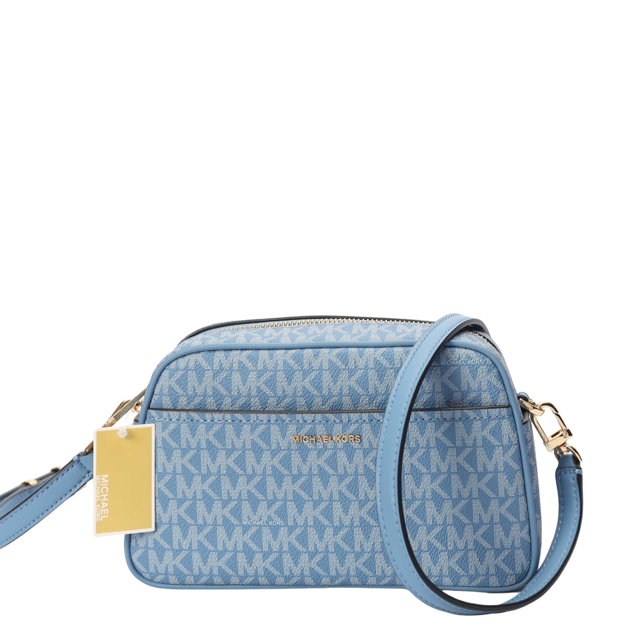 Michael Kors Jet Set Signature Logo Camera Crossbody Bag