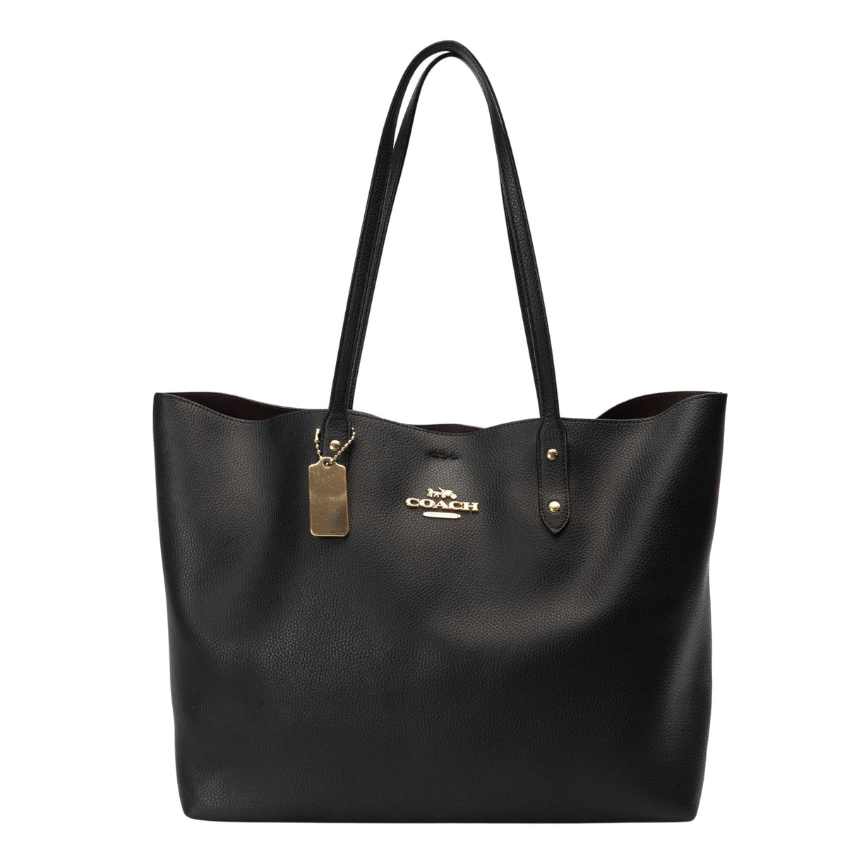 Coach Black Town Tote