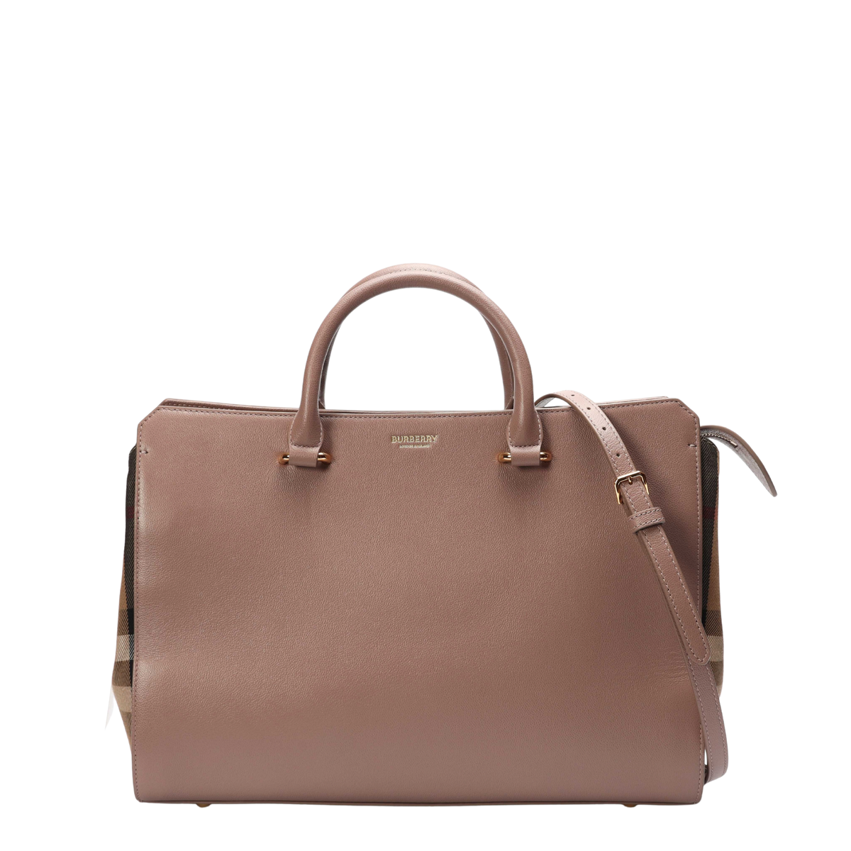Burberry House Check Convertible Satchel