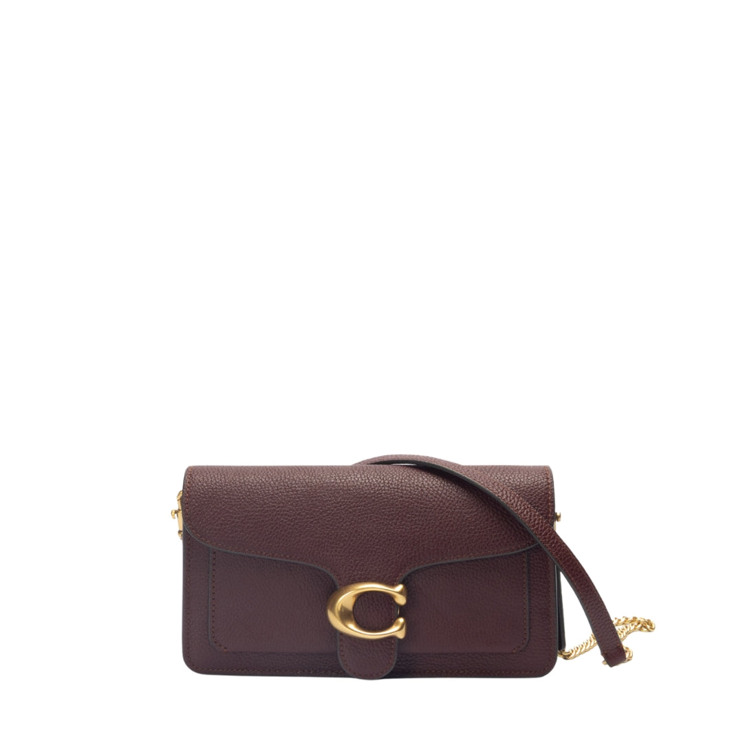 Coach Tabby Maroon Medium Sling Bag