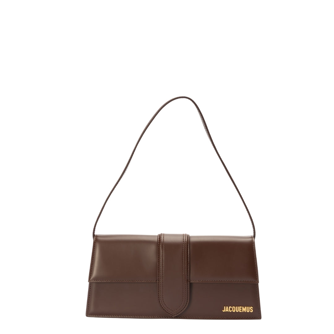 Jacquemus The Bambino Flap Bag Brown