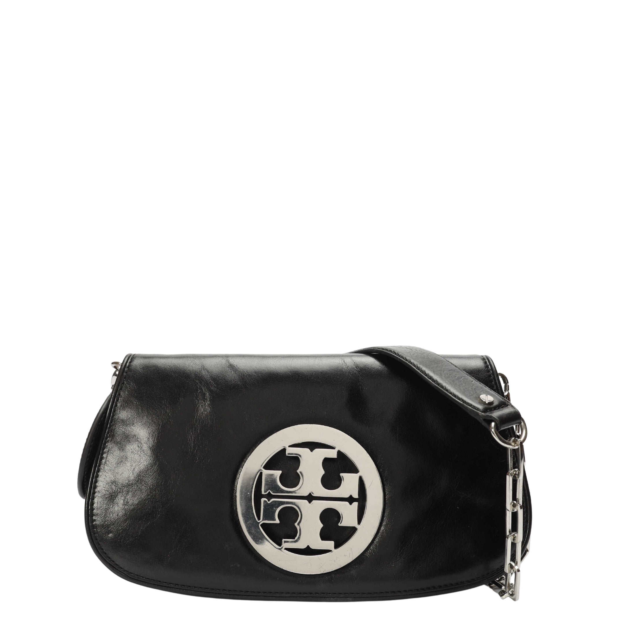 Tory Burch Black Chain Clutch