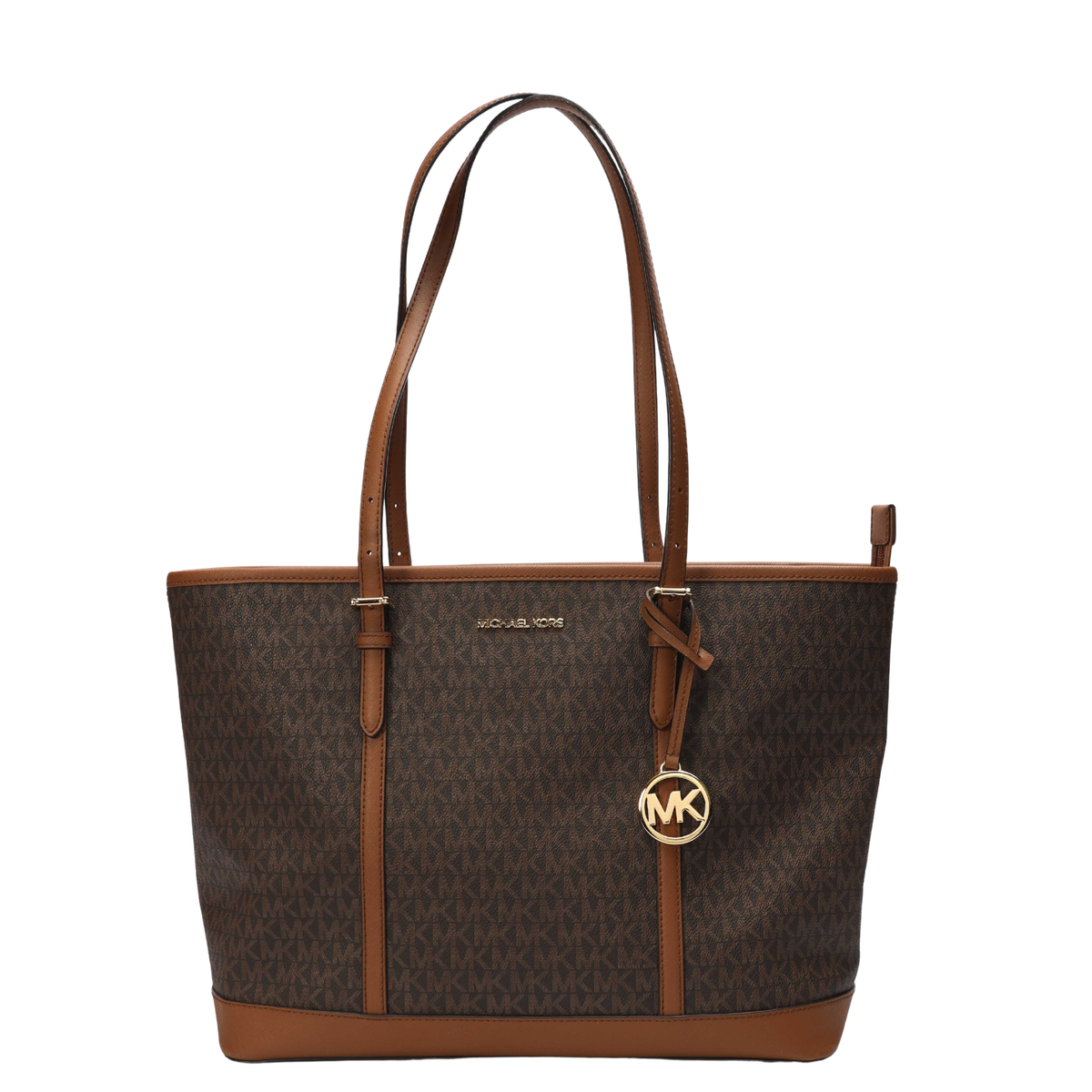 Michael Kors Brown Jet Set Travel Tote