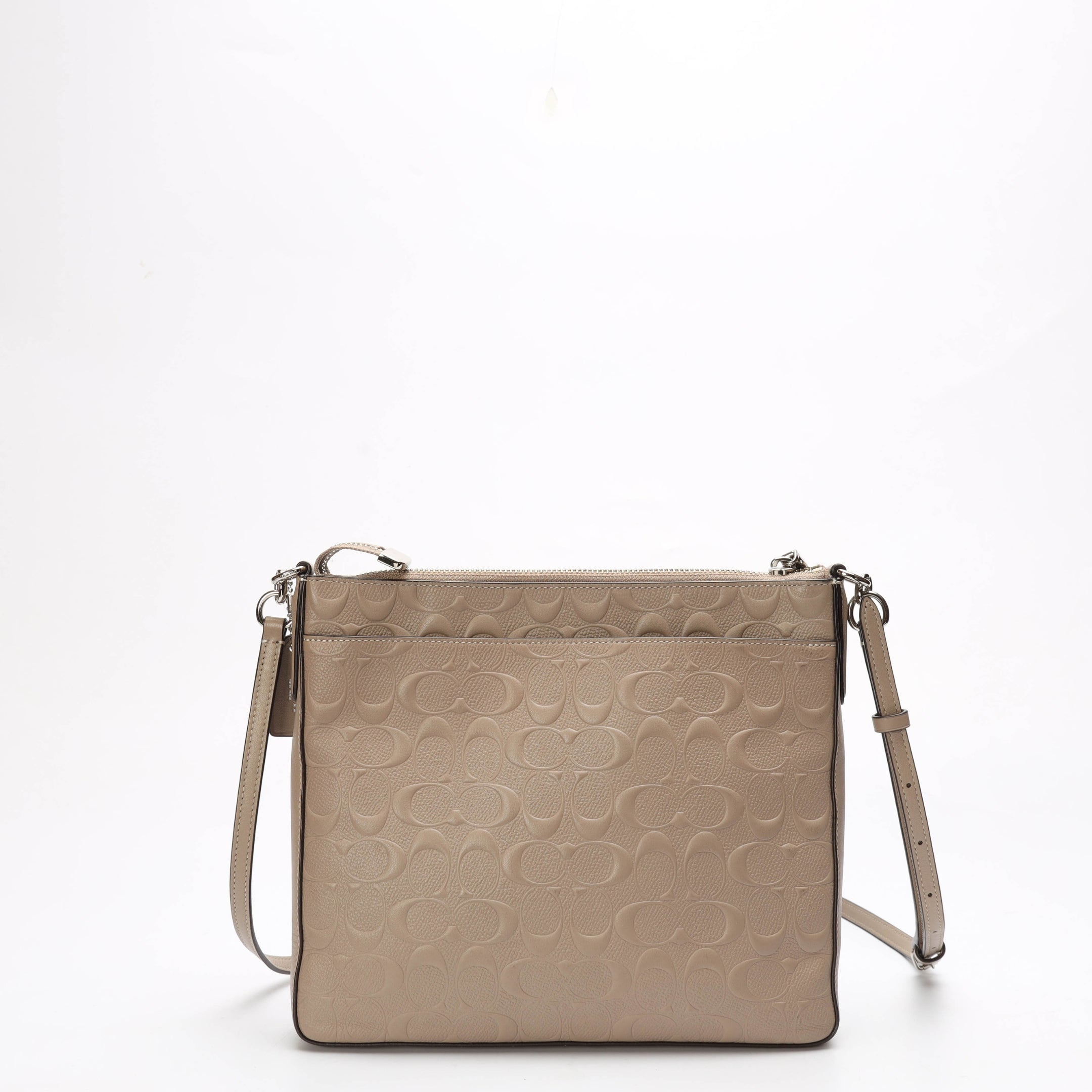 Coach Beige Gazette Crossbody Bag