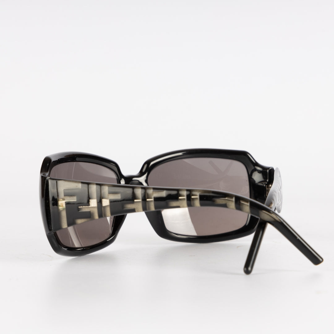 Fendi Vintage Logo Black Sunglasses