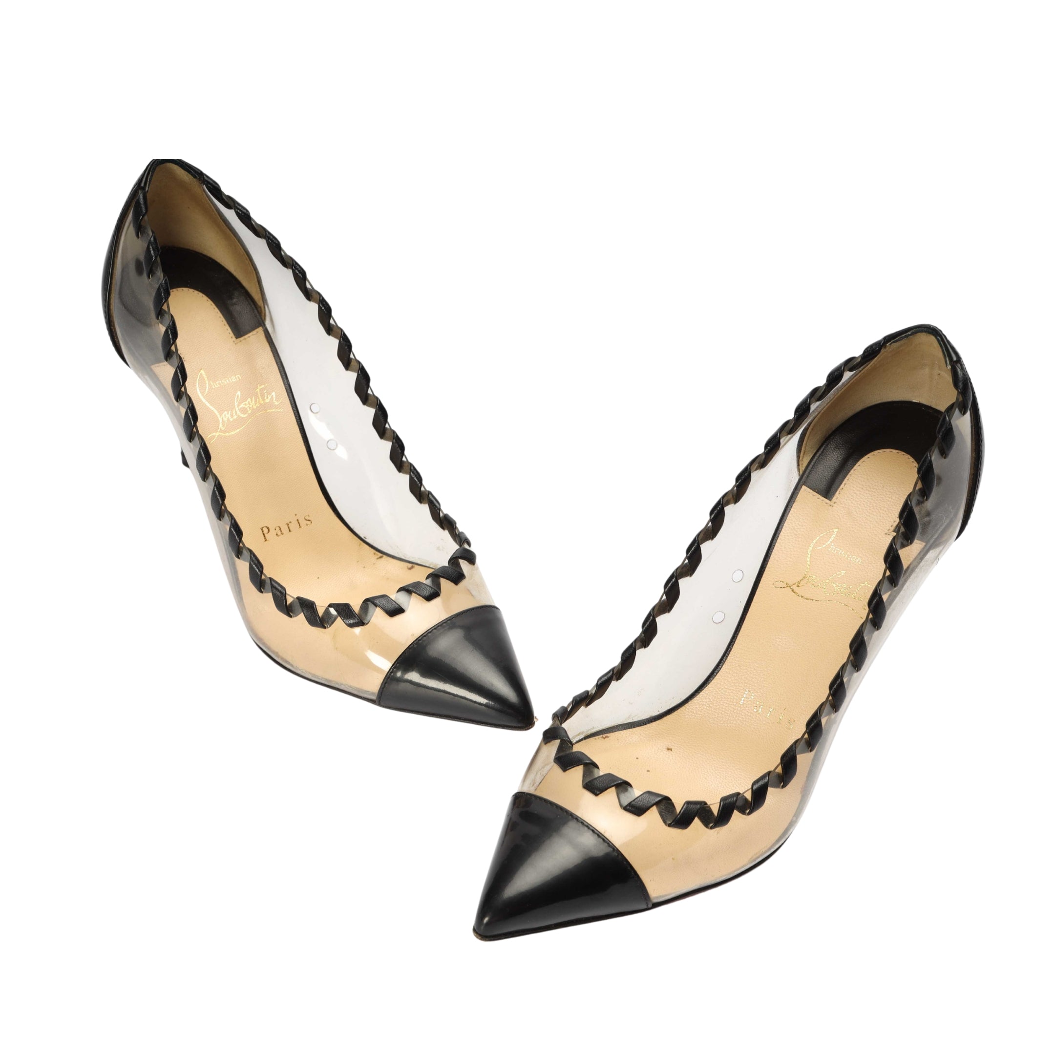 Christian Louboutin Black Pointed Toe Pumps