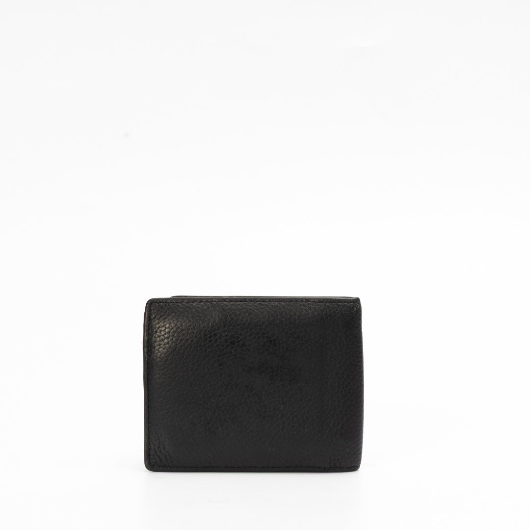Balmain Embossed Black Wallet