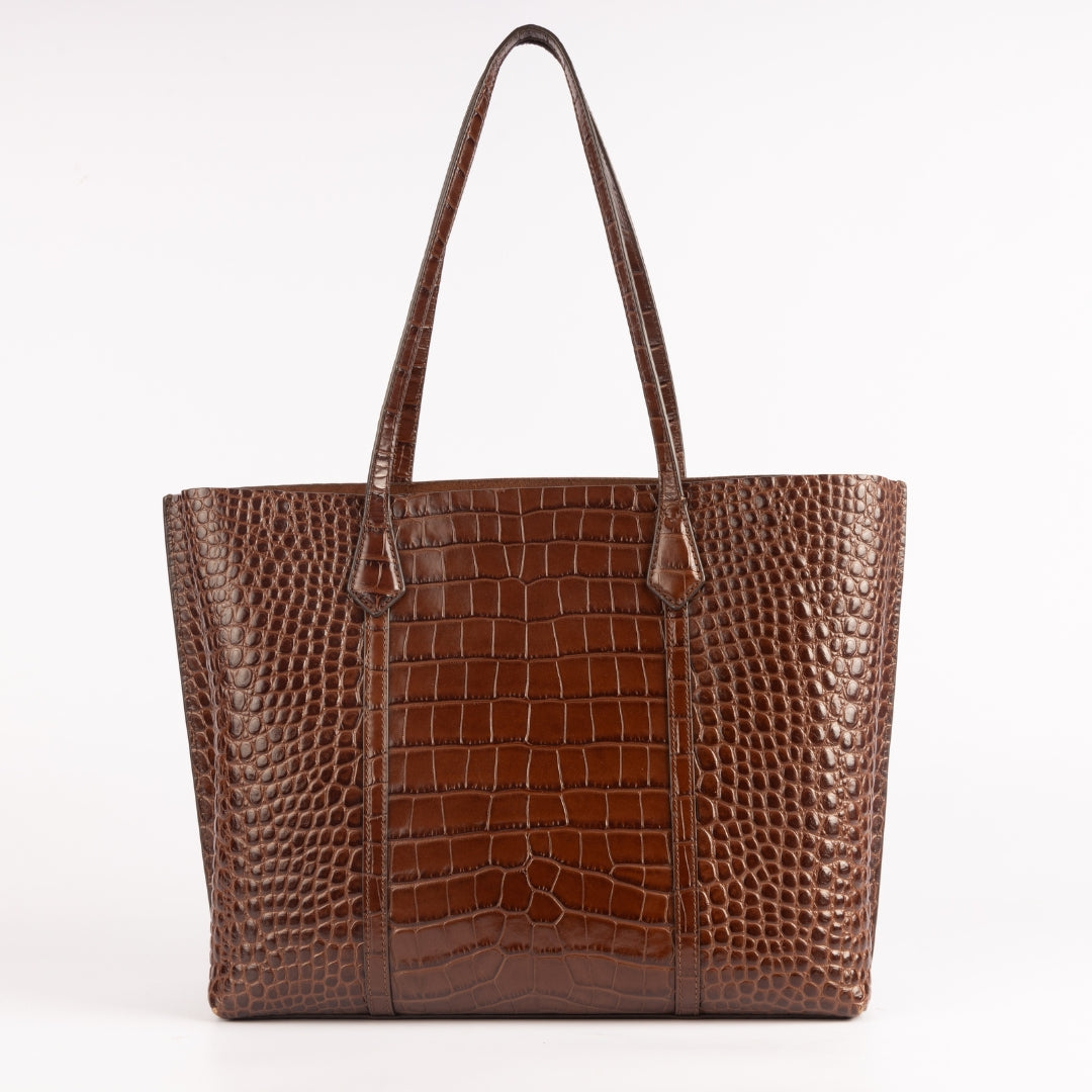 Tory Burch Perry Embossed Tote