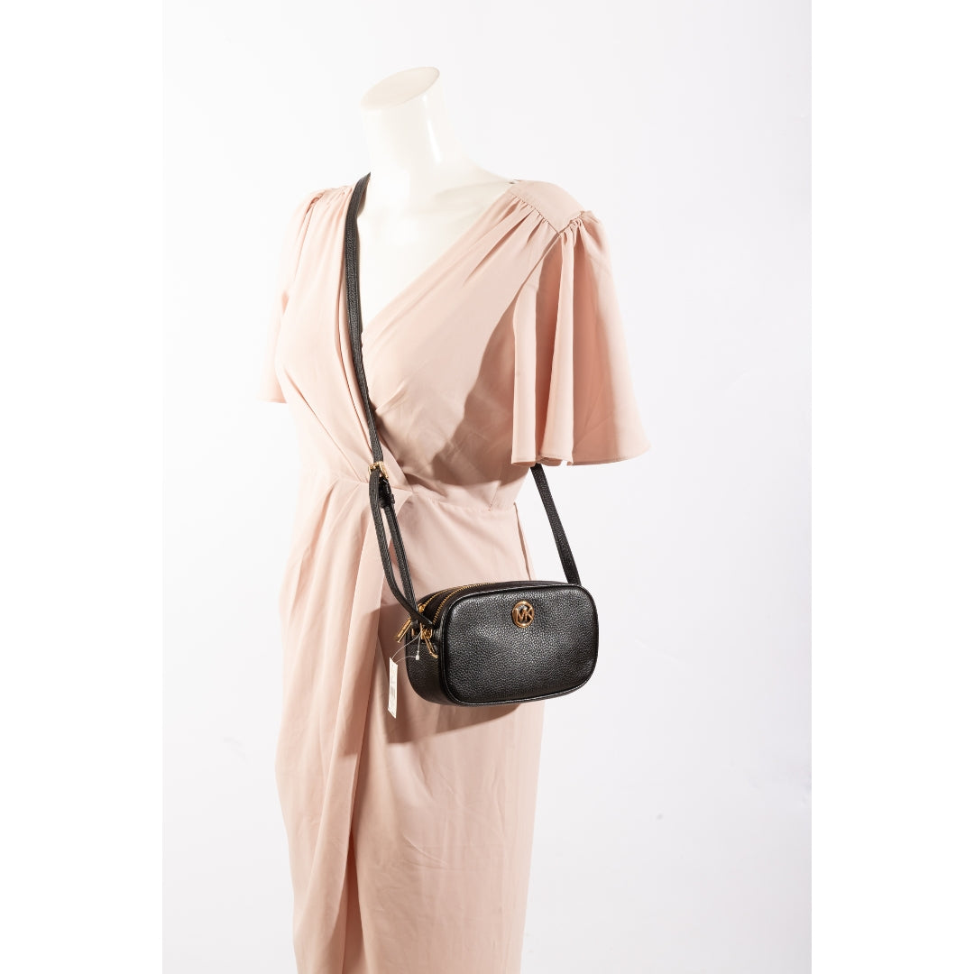 Michael Kors Black Fulton Crossbody Bag