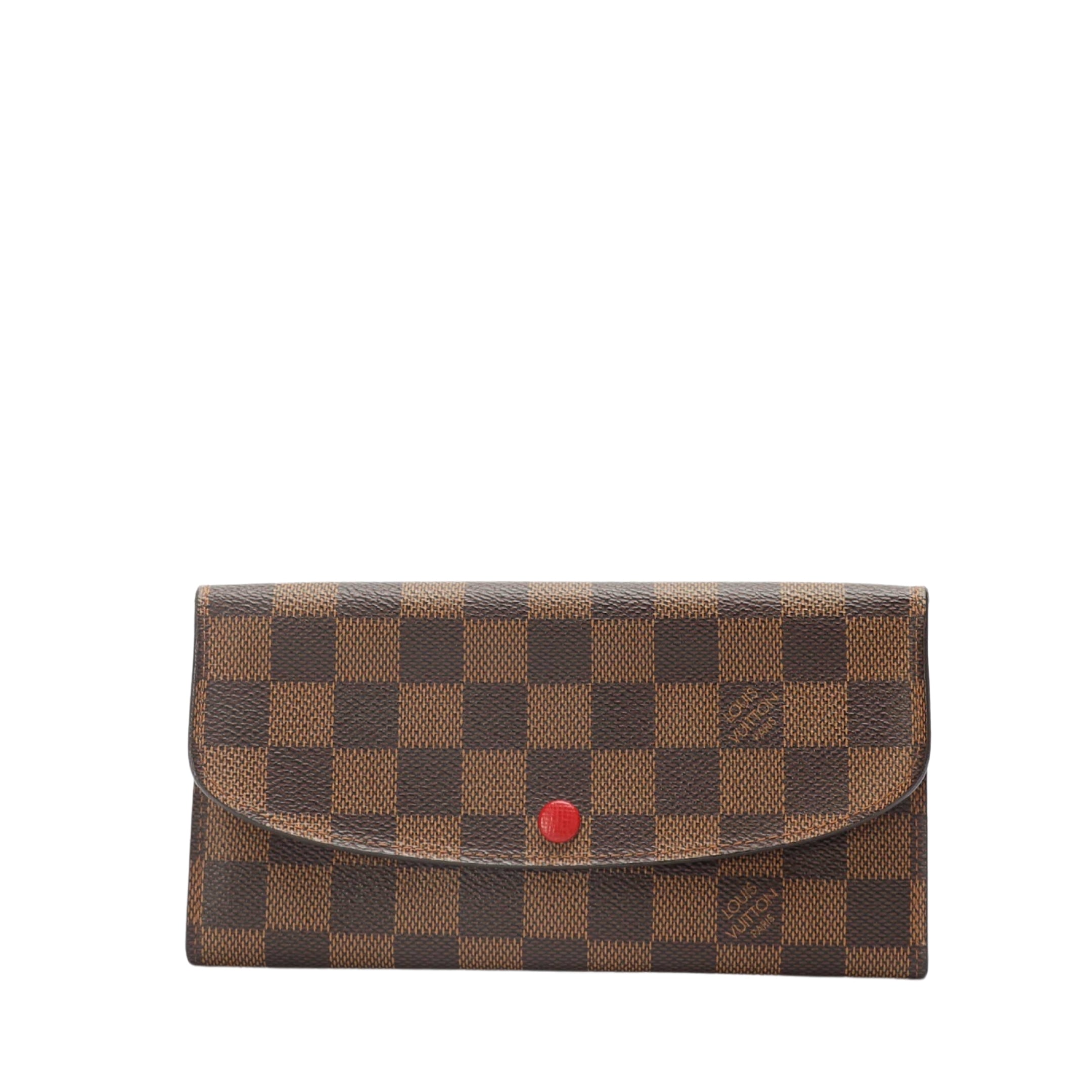 Louis Vuitton Emilie Damier Ebene Long Wallet