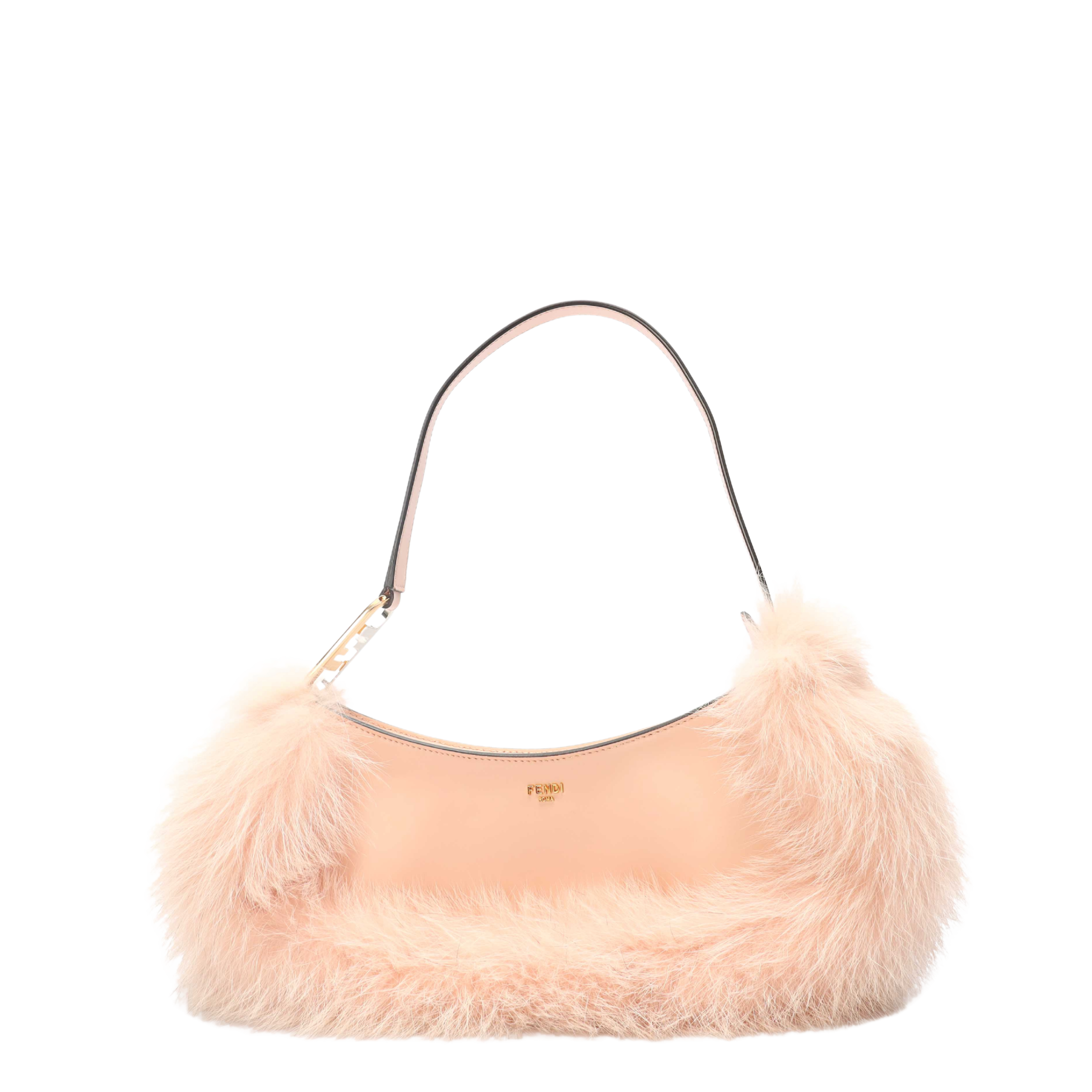 Fendi O'Lock Swing Pale Pink Shoulder Bag