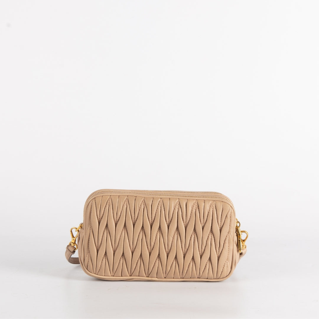 Miu miu double zip crossbody sale