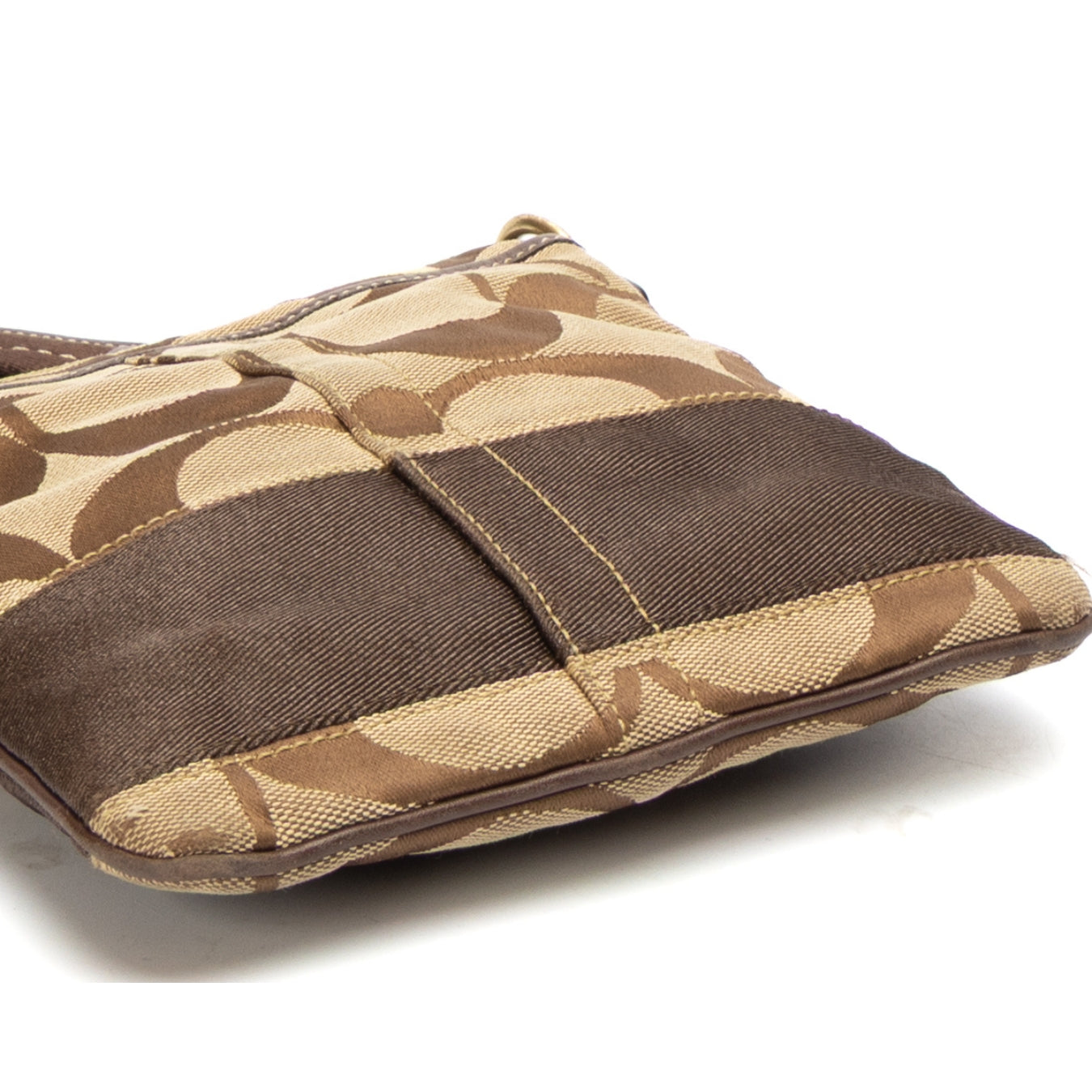 Coach Brown/Beige Swingpack Crossbody Bag